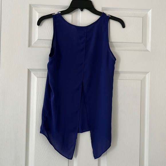 Blue Express split back tank - Picture 3 of 3